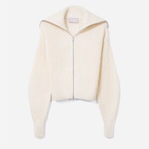 Everlane chunky zip cardigan